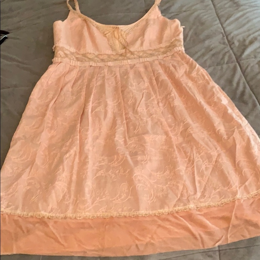 Pink mid rise dress